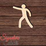 Person Figure 009 Shape Cutout in Wood, Acrylic or Acrylic Mirror Craft Shapes & Bases Signature Cutouts