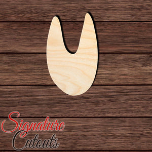 Pig Track Shape Cutout in Wood, Acrylic or Acrylic Mirror Craft Shapes & Bases Signature Cutouts