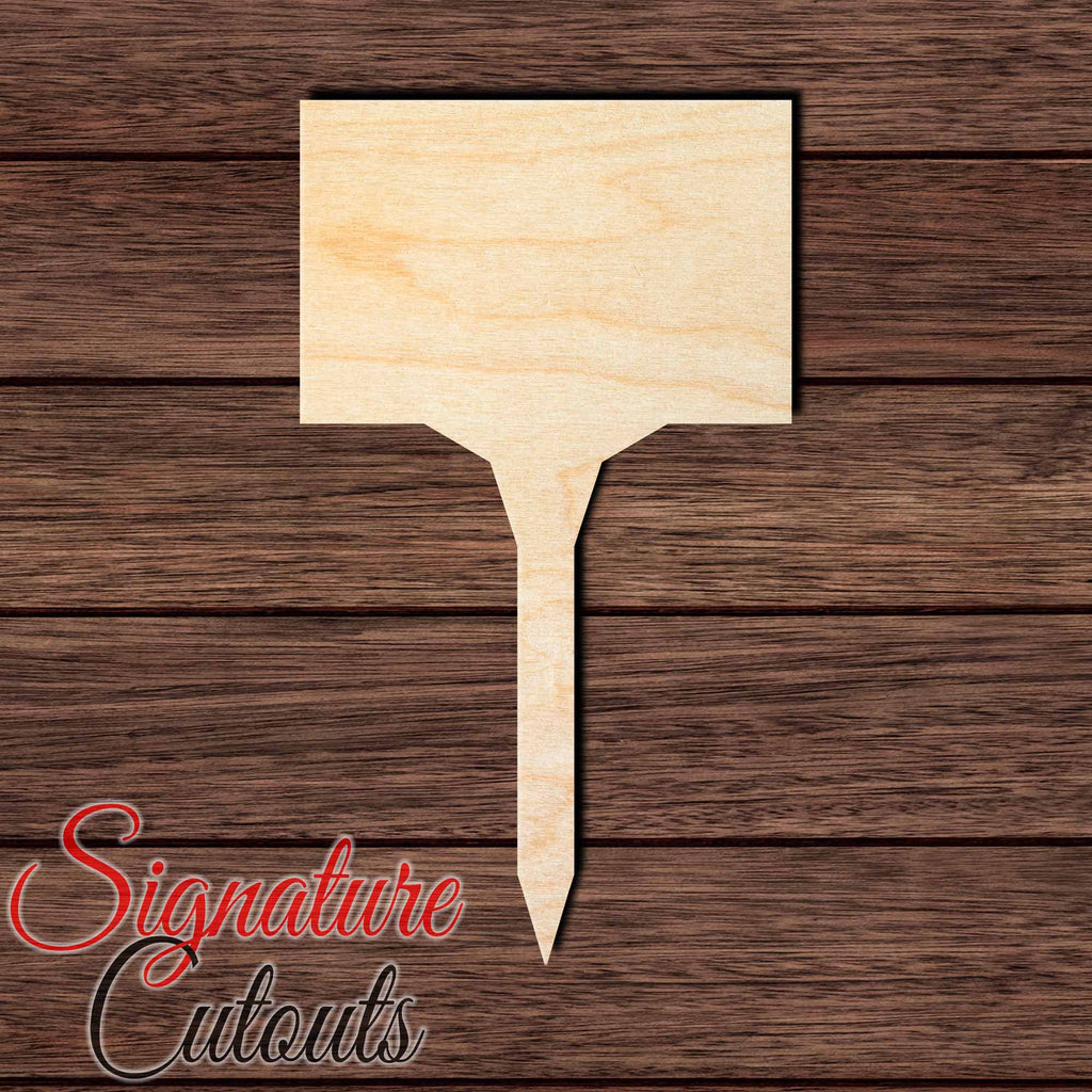 Plant Stake 001 Shape Cutout in Wood Craft Shapes & Bases Signature Cutouts