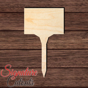 Plant Stake 001 Shape Cutout in Wood Craft Shapes & Bases Signature Cutouts
