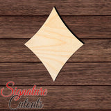 Playing Card Diamond Shape Cutout