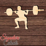 Powerlifter Male 001 Shape Cutout