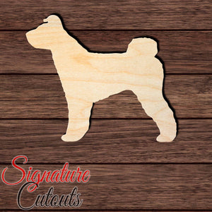 Pumi Dog 001 Shape Cutout in Wood, Acrylic or Acrylic Mirror - Signature Cutouts