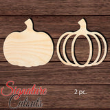 Pumpkin 005 (2 pc.) Shape Cutout