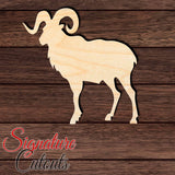 Ram 001 Shape Cutout in Wood, Acrylic or Acrylic Mirror - Signature Cutouts