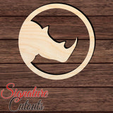 Rhino with Circle 001 Shape Cutout