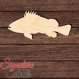 Rockfish Shape Cutout