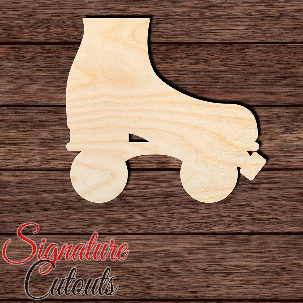 Roller Skate 001 Shape Cutout in Wood, Acrylic or Acrylic Mirror - Signature Cutouts