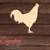 Rooster 002 Shape Cutout