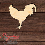 Rooster 004 Shape Cutout