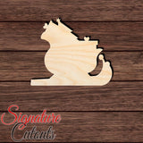 Santa Sleigh 003 Shape Cutout