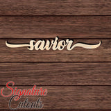 Savior Script 001 Shape Cutout