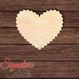 Scalloped Heart 001 Shape Cutout