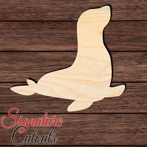 Seal 001 Shape Cutout in Wood, Acrylic or Acrylic Mirror - Signature Cutouts