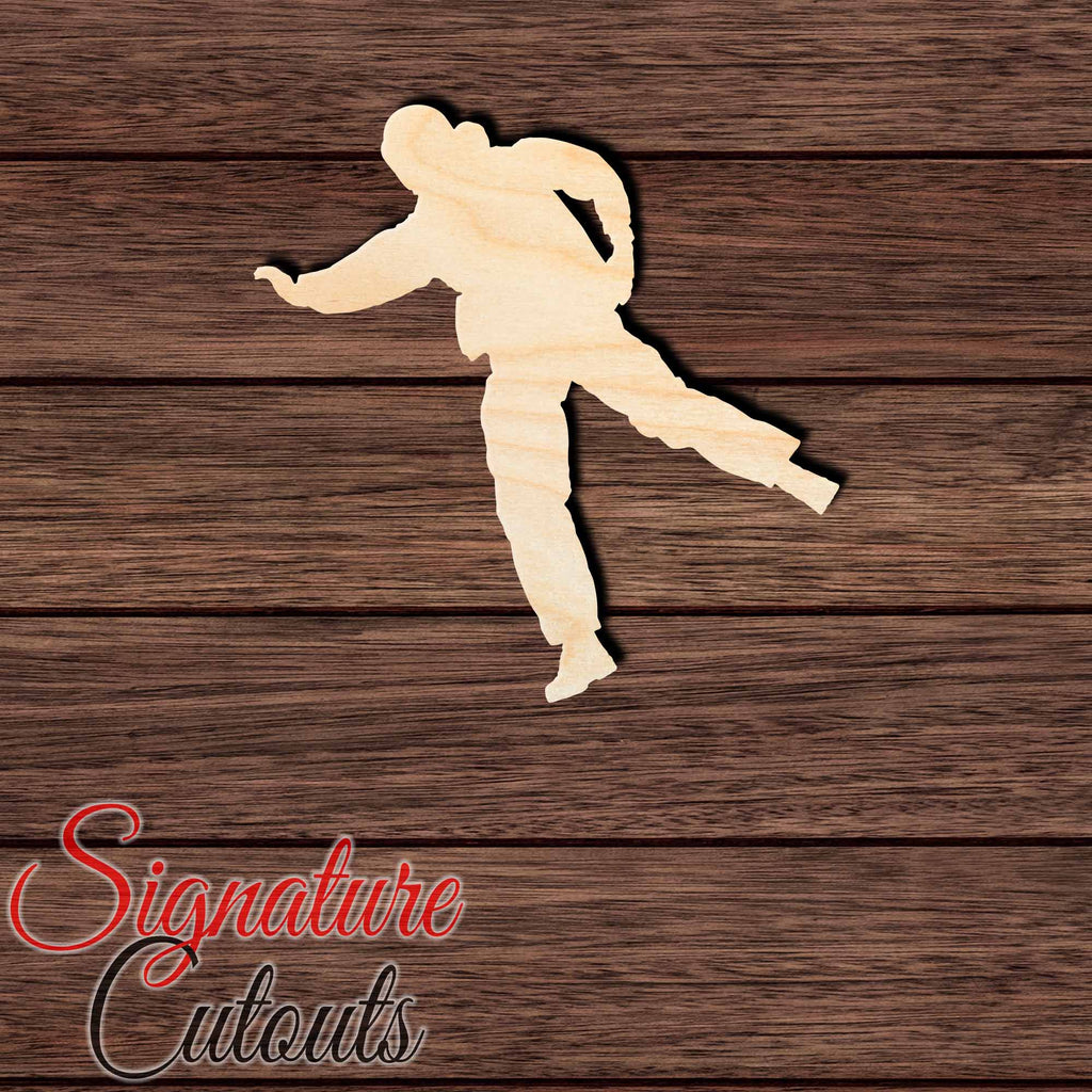 Sky Diver 004 Shape Cutout in Wood, Acrylic or Acrylic Mirror - Signature Cutouts