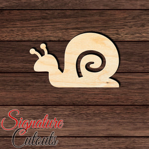 Snail 001 Shape Cutout in Wood, Acrylic or Acrylic Mirror - Signature Cutouts