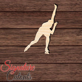 Speed Skater 001 Shape Cutout