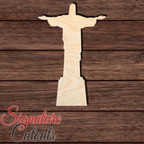 Statue of Jesus (Rio de Janeiro, Brazil) Shape Cutout in Wood, Acrylic or Acrylic Mirror - Signature Cutouts