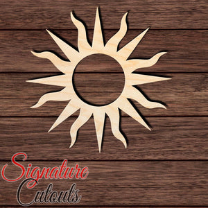 Sun 010 Shape Cutout Craft Shapes & Bases Signature Cutouts