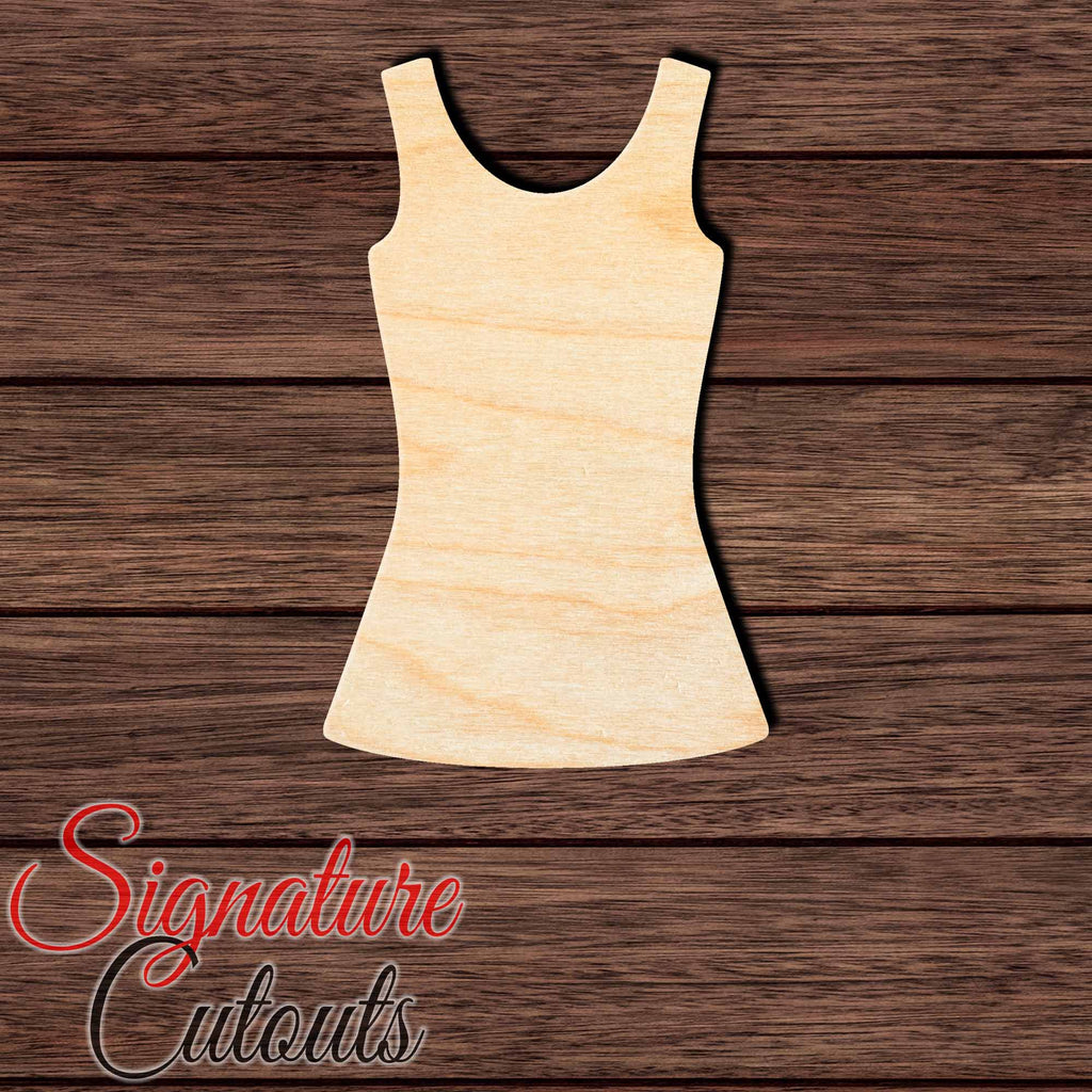 Tank Top Shape Cutout in Wood, Acrylic or Acrylic Mirror - Signature Cutouts