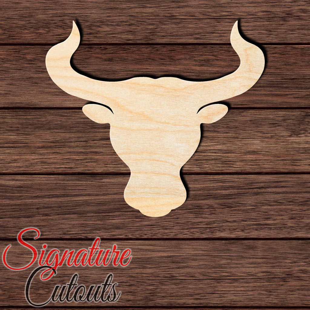 Taurus 003 Shape Cutout in Wood, Acrylic or Acrylic Mirror - Signature Cutouts