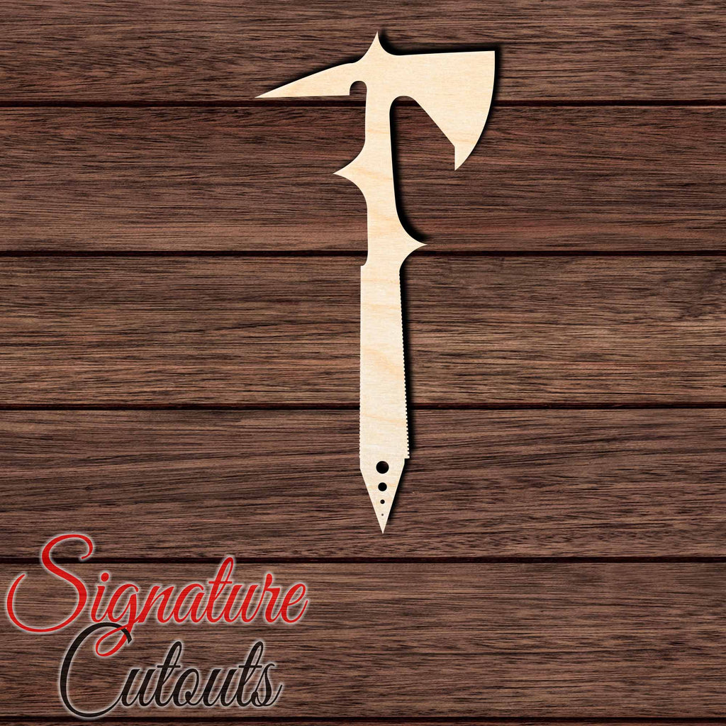 Tomahawk 004 Shape Cutout in Wood Craft Shapes & Bases Signature Cutouts