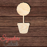Topiary Potted Plant Shape Cutout