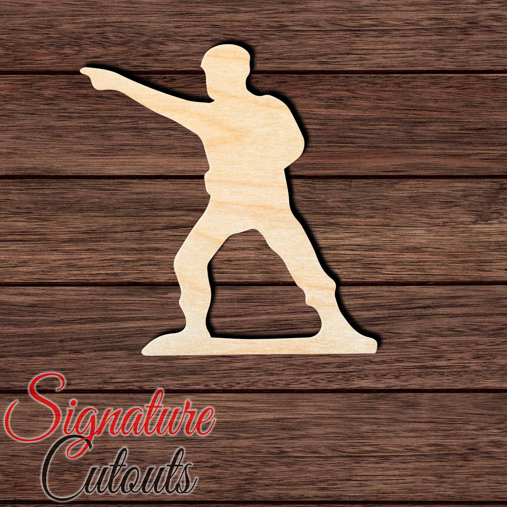 Toy Soldier 008 Shape Cutout in Wood, Acrylic or Acrylic Mirror - Signature Cutouts