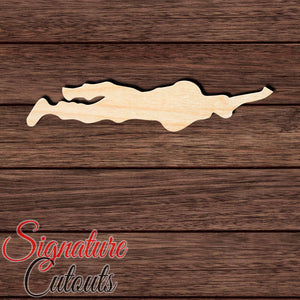 Toy Soldier 016 Shape Cutout in Wood, Acrylic or Acrylic Mirror - Signature Cutouts