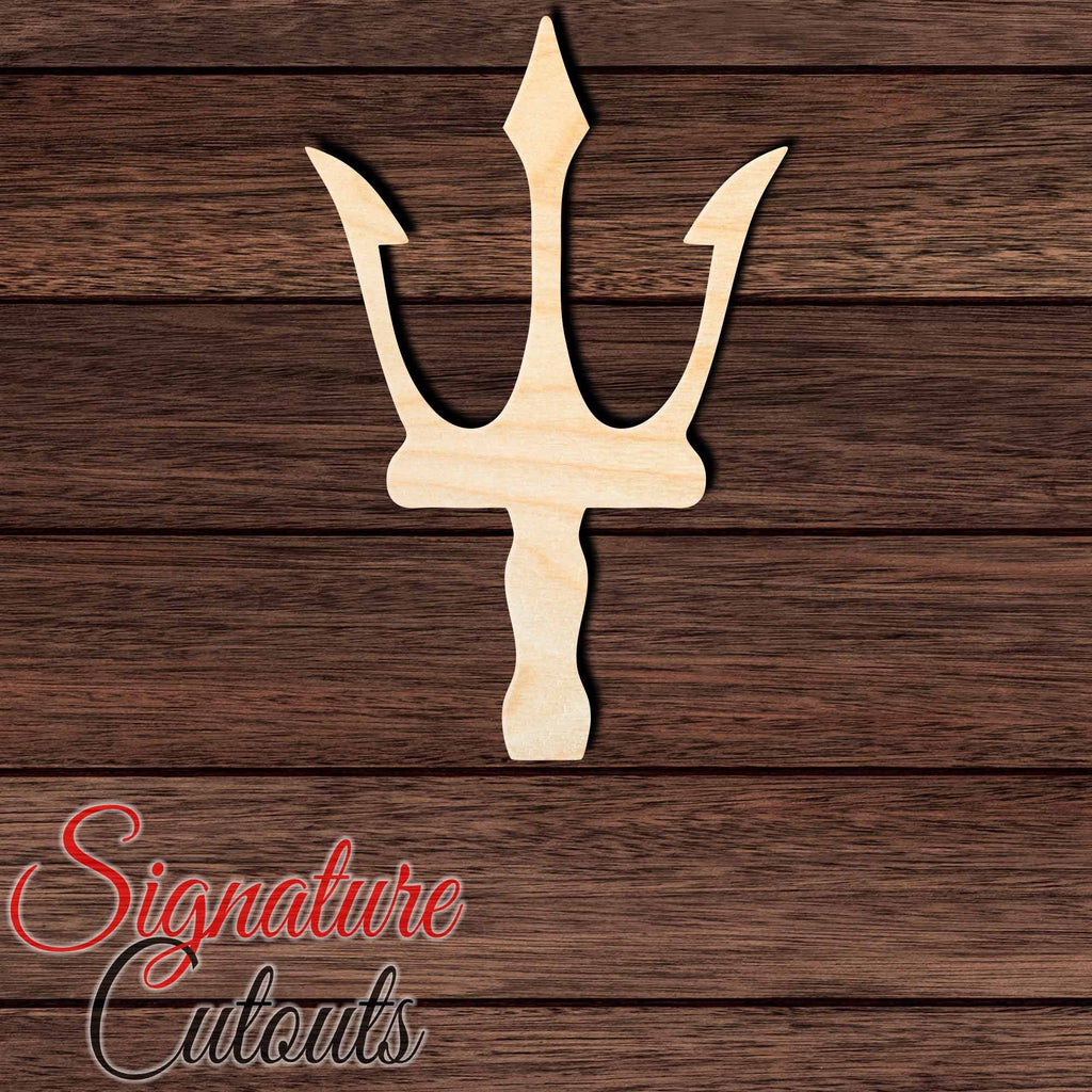 Trident 012 Shape Cutout in Wood, Acrylic or Acrylic Mirror - Signature Cutouts