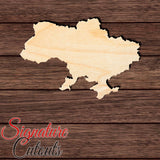 Ukraine Shape Cutout