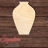 Vase 004 Shape Cutout in Wood, Acrylic or Acrylic Mirror - Signature Cutouts