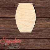 Vase 007 Shape Cutout in Wood, Acrylic or Acrylic Mirror - Signature Cutouts