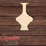 Vase 012 Shape Cutout in Wood, Acrylic or Acrylic Mirror - Signature Cutouts