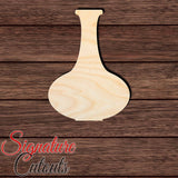 Vase 016 Shape Cutout in Wood, Acrylic or Acrylic Mirror - Signature Cutouts