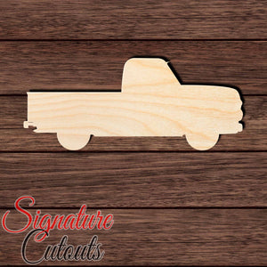 Vintage Truck 003 Shape Cutout in Wood, Acrylic or Acrylic Mirror Craft Shapes & Bases Signature Cutouts