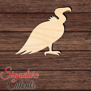 Vulture 001 Shape Cutout in Wood, Acrylic or Acrylic Mirror - Signature Cutouts