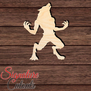 Werewolf 002 Shape Cutout in Wood, Acrylic or Acrylic Mirror - Signature Cutouts
