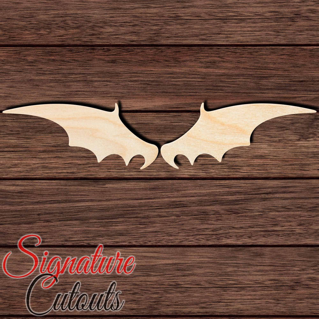 Wings 016 Shape Cutout in Wood, Acrylic or Acrylic Mirror - Signature Cutouts