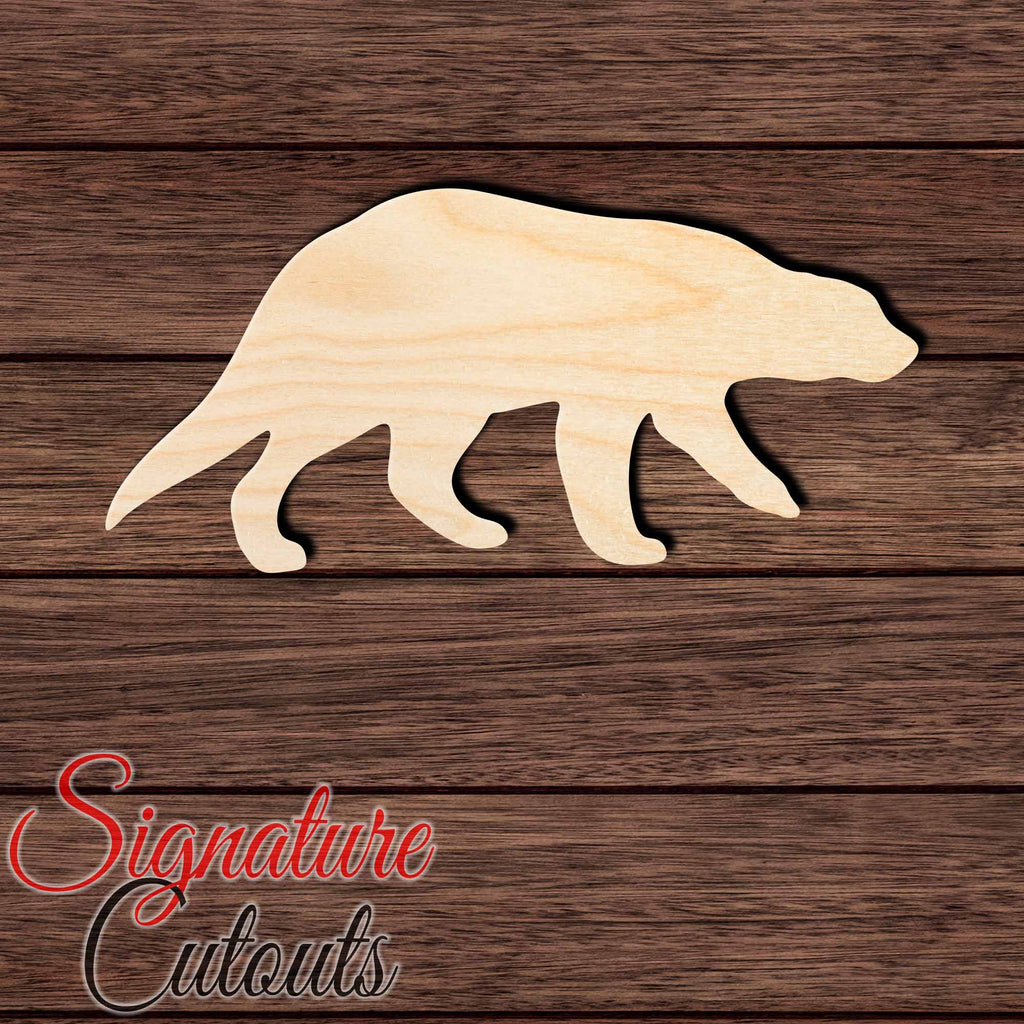 Wolverine 003 Shape Cutout in Wood, Acrylic or Acrylic Mirror Craft Shapes & Bases Signature Cutouts