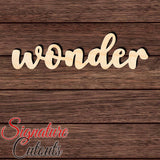 Wonder Text 001 Shape Cutout