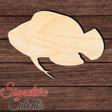 Wrasse Fish Shape Cutout