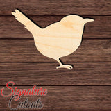 Wren Bird 001 Shape Cutout