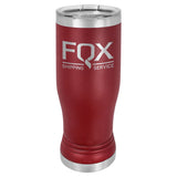 14 oz. Stainless Steel Pilsner Tumbler Signature Cutouts Maroon 