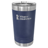16 oz. Stainless Steel Pint Tumbler Signature Cutouts Navy 