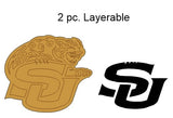2-Layer SU Wood Shape Cutout Craft Shapes & Bases Signature Cutouts 