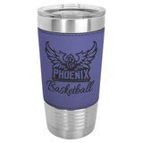 20 oz Laserable Leatherette Travel Tumbler Signature Laser Engraving Purple 