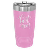 20 oz. Stainless Steel Ringneck Travel Mugs w/Slider Lid Signature Cutouts Light Purple 
