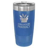 20 oz. Stainless Steel Ringneck Travel Mugs w/Slider Lid Signature Cutouts Royal Blue 