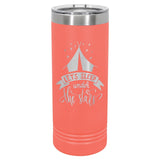 22 oz. Skinny Double Insulated Tumbler Signature Cutouts 